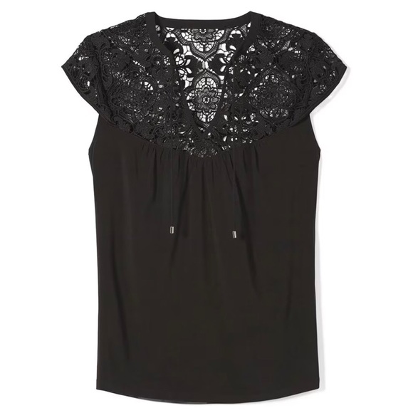 NWT WHBM Openwork Notch Tank - Picture 4 of 12